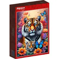 Alipson Puzzle Tigres - Collection Amour Maternel