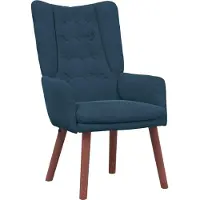 vidaXL fauteuil Bleu 63 x 67 x 94 cm Velours