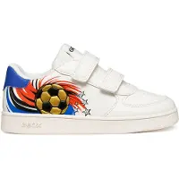 Geox Baskets basses enfant J ECLYPER BOY D garcons - Blanc - 24