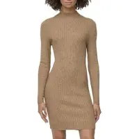 ONLY Robe Maille Ajustée Kattie Col Montant Manches Longues Femme Only