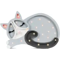 Little Lights Lampe Veilleuse Chat Gris