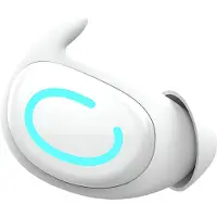 Avizar , Ecouteurs Sommeil Mono Mince Bluetooth avec ENC son pur, Blanc