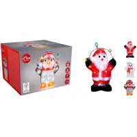 Basic Figurine - Noël - Lumineux - Festif - Décoration - 24cm