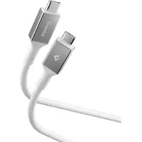 Spigen EB10020CC, 2 m, USB-C, USB-C, USB 3.2 Gen 1 (3.1 Gen 1), 5 Gbit/s, blanc
