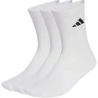 Adidas Chaussettes de sport 'CUSHIONED SPORTSWEAR CREW 3 PAIR PACK' noir / blanc / blanc cassé