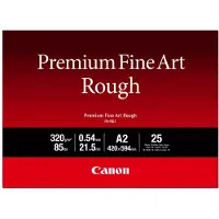 Canon FA-RG 1 Premium Fine Art Rough A 2, 25 feuilles, 320 g (330 g/m², A2, 25 pcs)