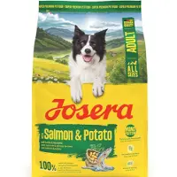 Josera Salmon and Potato Adult : aliments sans céréales pour chiens à l'estomac sensible 2x3 kg