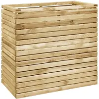 vidaXL Lit surélevé 100x50x100 cm Bois de pin imprégné