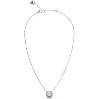 GUESS - Beautiful Steel Heart Necklace M'ama Non M'ama JUBN04667JWRHT/U, (Acier inoxydable)