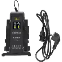 Rolux Chargeur de batterie double RL-CH240S pour batterie V-Mount