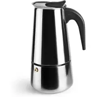 Jamon Express Inox Moka Machine à café italienne 2 tasses Argent Argent One Size