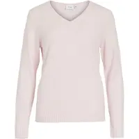 Vila Ril V Neck Sweater Rose L Femme