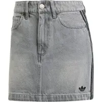 Adidas Jupes courtes Adicolor 3-Stripes Denim Mini Skirt femmes - Gris - FR 34