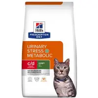 Hill's Pet Nutrition - c/d Urinary Stress + Metabolic - Feline - 2 x 3 kg