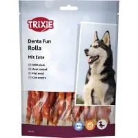 Trixie Denta Fun Duck Chewing Rolls - 12 cm - 30 pièces/240g