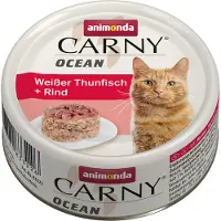 Animonda Carny Ocean thon blanc et bœuf 12x80g
