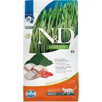 Farmina N&D SPIRULINE HARENG, croquettes pour chat adulte 1,5 kg