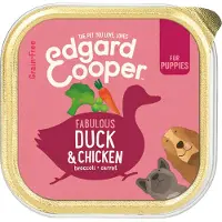 Edgard & Cooper Puppy - Canard et poulet - 11 x 150 g