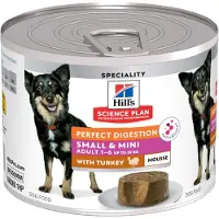 Hill's Pet Nutrition Science Plan Adult Perfect Digestion Small & Mini Mousse - 12 x 200