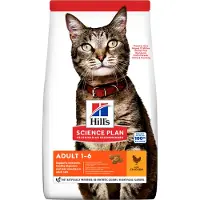 Hill's Pet Nutrition 10kg Adult poulet Hill's Science Plan croquettes pour chat