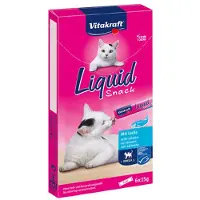 Vitakraft Cat Liquid Snack - Saumon - 270 grammes (8 x 15 grammes)