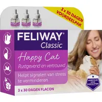 Feliway Classic - Anti-stress pour chat - Pack économique 3 recharges (3x30 jours) 3 pc(s) Accessoire(S)