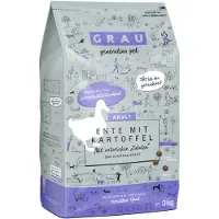 Grau Aliments pour chiens sans céréales Canard avec pommes de terre - 3 kg