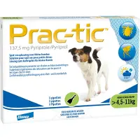 Prac-tic - S - 4,5 à 11 kg - 3 pipettes