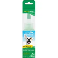 Tropiclean Gel de dents propres tropicl an pour chiens | Soins dentaires pour chiens | Dentifrice de chien | Faisisseur d'haleine | Nettoyage facile des den
