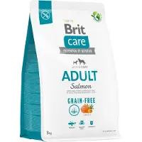 Brit Care - Croquettes sans céréales au saumon pour chiens de races petites & moyennes - 3 kg