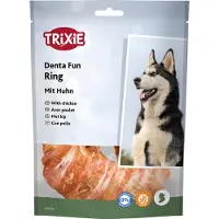 Trixie Denta Fun Chicken Chewing Ring - 10 cm - 3 x 110 g