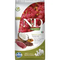 Farmina N&amp;D Quinoa Skin&amp;Coat Duck&amp;Coconut Adult - Canard, Quinoa, Curcuma &amp; Noix de Coco pour favoriser la peau et le pelage des chiens adultes - 7 kg