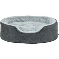 Trixie Vital Panier Lino Soft - Ovale - Gris - 110 x 92 cm