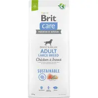 Brit Care Dog Sustainable Adult Large Breed Chicken & Insect - Poulet & insectes pour chiens adultes de grandes races - 12kg