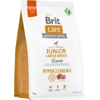 Brit Care Hypoallergenic Junior - Croquettes hypoallergéniques agneau et riz pour jeunes chiens de grandes races - 3 kg