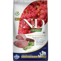 Farmina N&D Quinoa Dog Adult medium maxi Weight management lamb, broccoli 2,5 kg