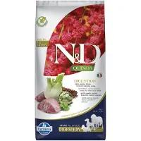 Farmina N&amp;D Quinoa Dog Adult Medium&amp;Maxi Digestion Lamb &amp; Fennel - agneau, quinoa &amp; fenouil pour chiens adultes de moyennes et grandes races avec troubles digestifs - 7 kg