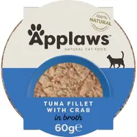 Applaws Tuna And Crab 10x60g Cat Food Doré 10x60g