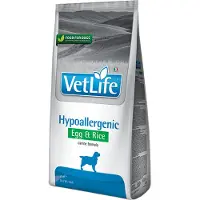 Farmina Vet life Hypoallergenic oeuf & riz nourriture sèche pour chiens allergiques - 2 kg