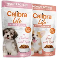 Calibra Life Pouch Puppy&junior Chicken Wet Dog Food 10x150g Clair
