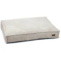 Designed By Lotte Ribbed Dog Bed Beige 100 x 70 x 15 cm