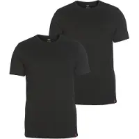 Levi's T-Shirt 'Slim Crewneck Tee - 2 Pack' noir