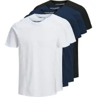 Jack & Jones T-Shirt 'Essentials' bleu foncé / noir / blanc