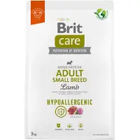 Brit Care Hypoallergenic Adult Small Breed Lamb&Rice - nourriture sèche pour chiens - 3 kg