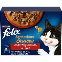 Felix Sensations Sauces - Boîte Campagne - 24 x 85 g
