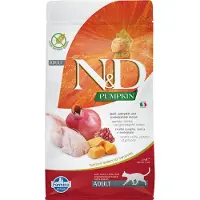 Farmina N&D Cat Pumpkin Quail & Pomegranate - Caille, potiron et grenade pour chats adultes - 1.5 kg