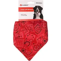Flamingo - Collier avec Bandana- Rouge - L