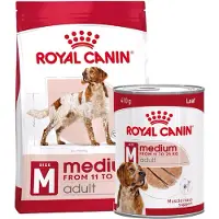 Royal Canin Medium Adult - 10 kg + Medium Adult Wet - 12 x 410 g