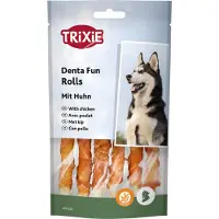 Trixie Rouleaux À Mâcher Denta Fun Au Poulet - 17 Cm, 3 Pcs/140 G