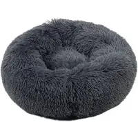 Beeztees Yali - Panier pour chien - Peluche - Gris - Diam. diam. 70 cm